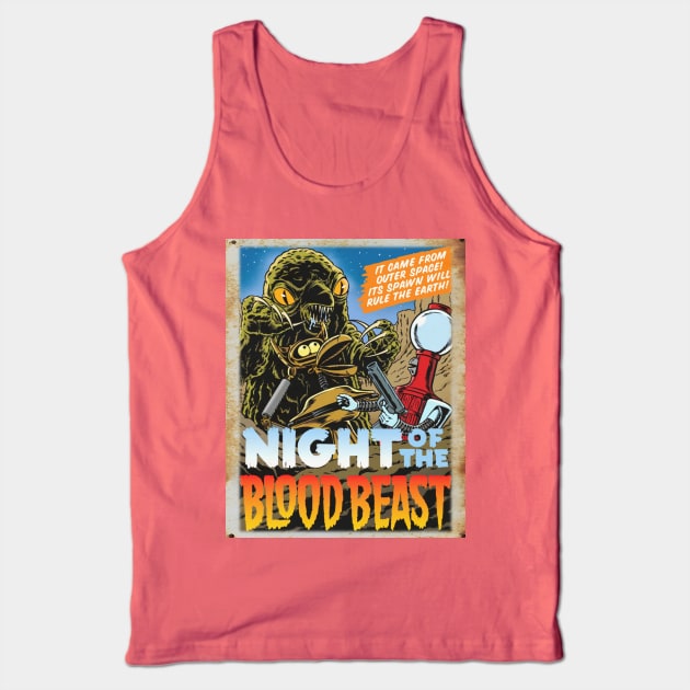 Mystery Science Rusty Barn Sign 3000 - Night of the Blood Beast Tank Top by Starbase79